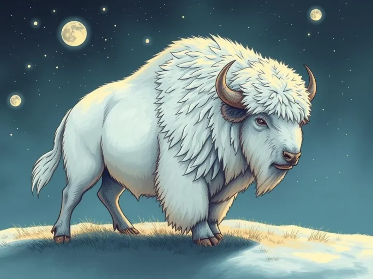 Big Fluffy White Buffalo Dream Meaning