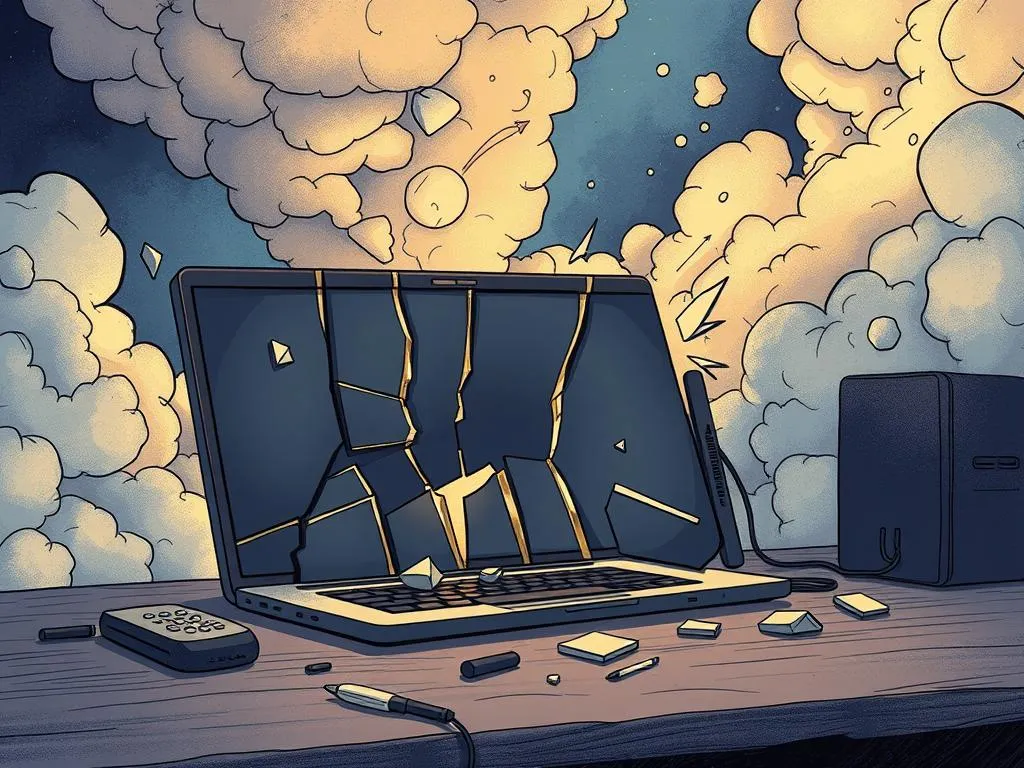 broken laptop dream meaning